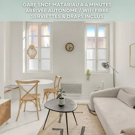 Apartment ღ La Colonne - Confortable A 400m De La Gare Toulouse